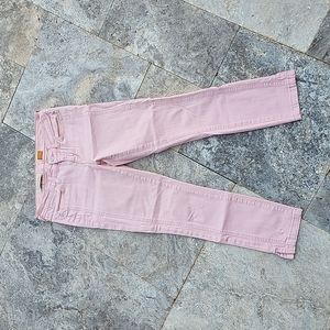 Pilcro and the Letterpress Anthropologie STET Blush Pink Ankle Jeans